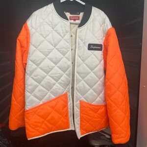 Supreme Color Blocked Quilted Jacket Fall/Winter 2016 Collection. Size XL
